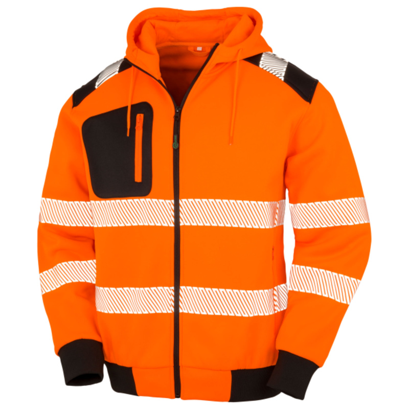 Result Recycled Safety Zip Hoodie Thumbnail