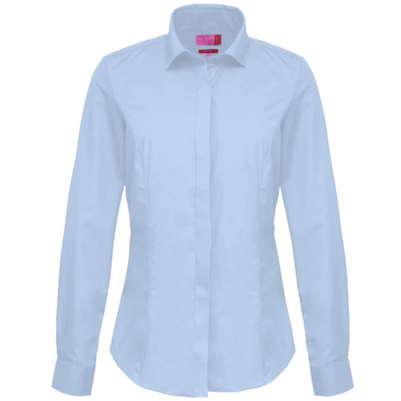 Brook Taverner Ladies Albany Long Sleeve Classic Oxford Shirt Thumbnail