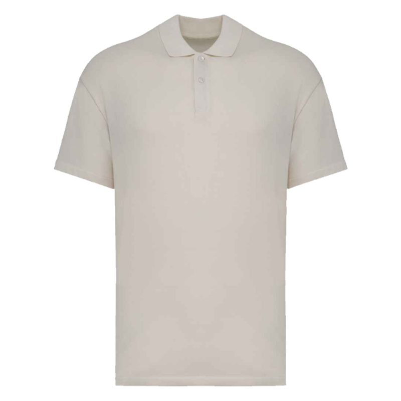Native Spirit Drop Shoulder Piqué Polo Shirt Thumbnail