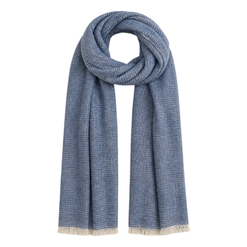 Spasso Blue Lines Scarf Thumbnail