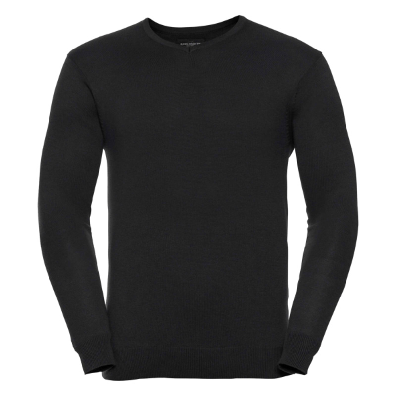 Russell Athletic Collection Cotton Acrylic V Neck Sweater Thumbnail