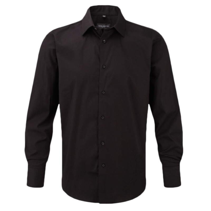 Russell Athletic Collection Long Sleeve Easy Care Fitted Shirt Thumbnail