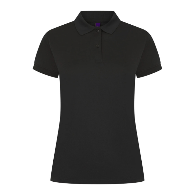 Henbury Ladies Coolplus® Wicking Piqué Polo Shirt Thumbnail