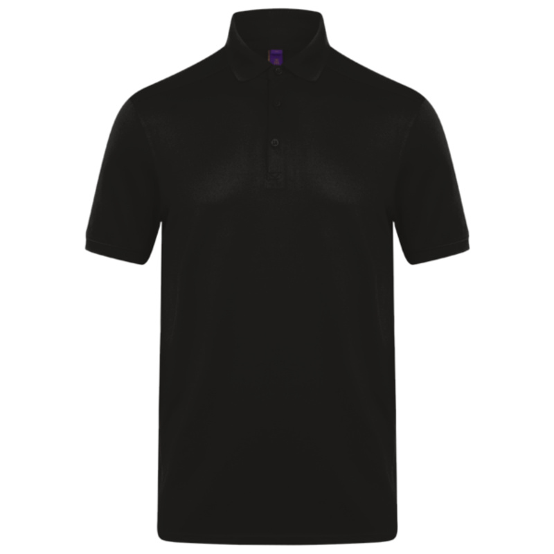 Henbury Slim Fit Stretch Microfine Piqué Polo Shirt Thumbnail