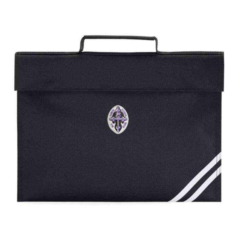 All Saints RC Secondary School Embroidered Homework Bag (Black) Thumbnail