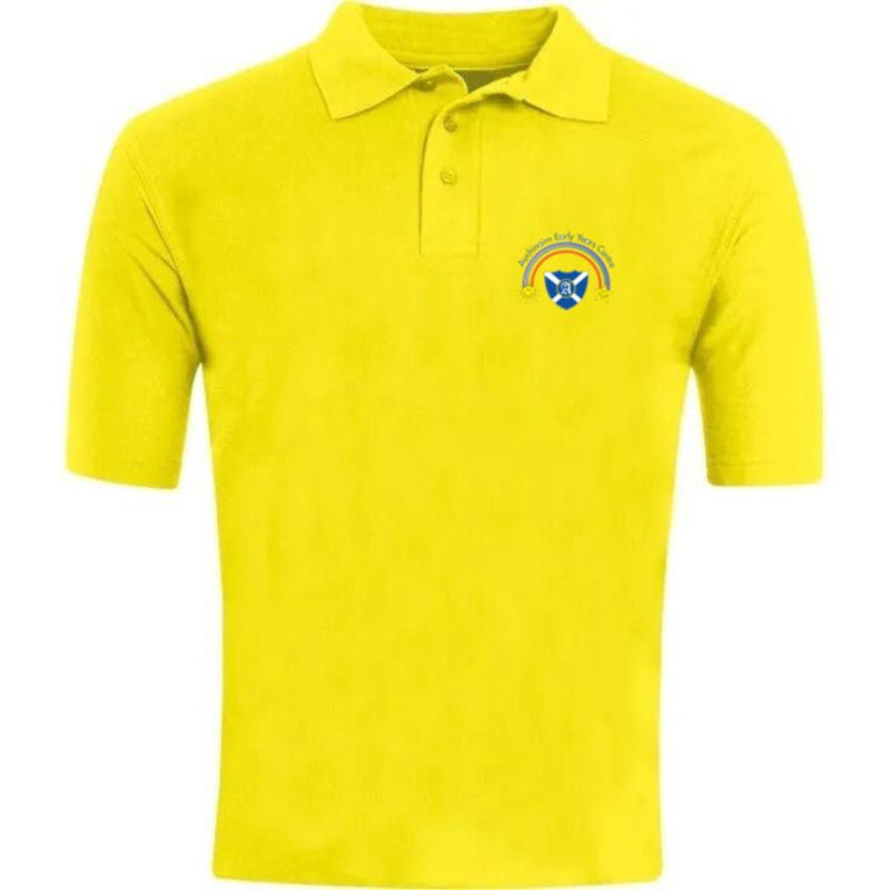 Auchinairn Early Years Centre Embroidered Polo Shirt (Yellow) Thumbnail