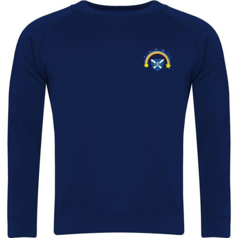 Auchinairn Early Years Centre Embroidered Sweater Crew Neck (Navy) Thumbnail
