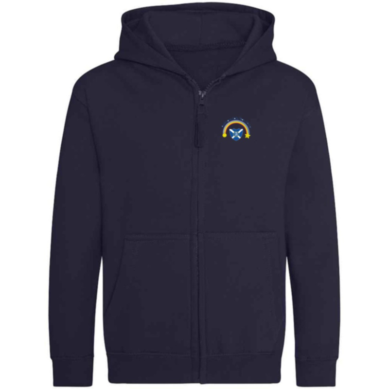 Auchinairn Early Years Centre Embroidered Zipper Hoodie (Navy) Thumbnail