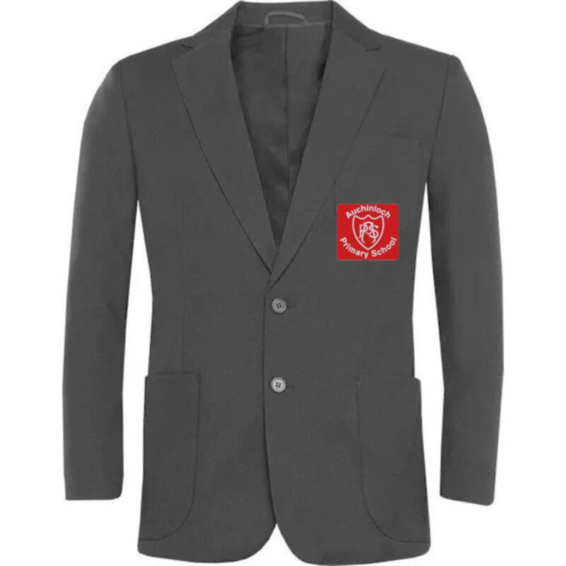 Auchinloch Primary School Embroidered Blazer (Grey) Thumbnail