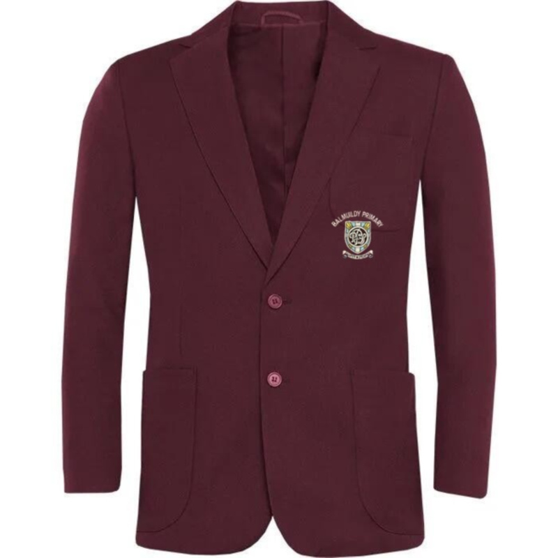 Balmuildy Primary School Embroidered Blazer (Burgundy) Thumbnail