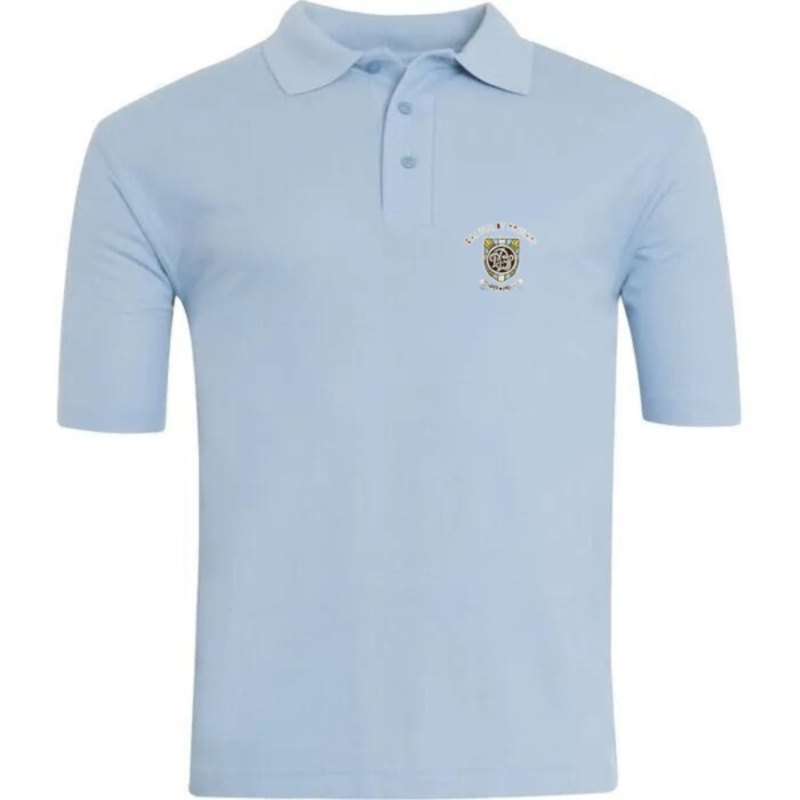 Balmuildy Primary School Embroidered Polo Shirt (Sky Blue) Thumbnail