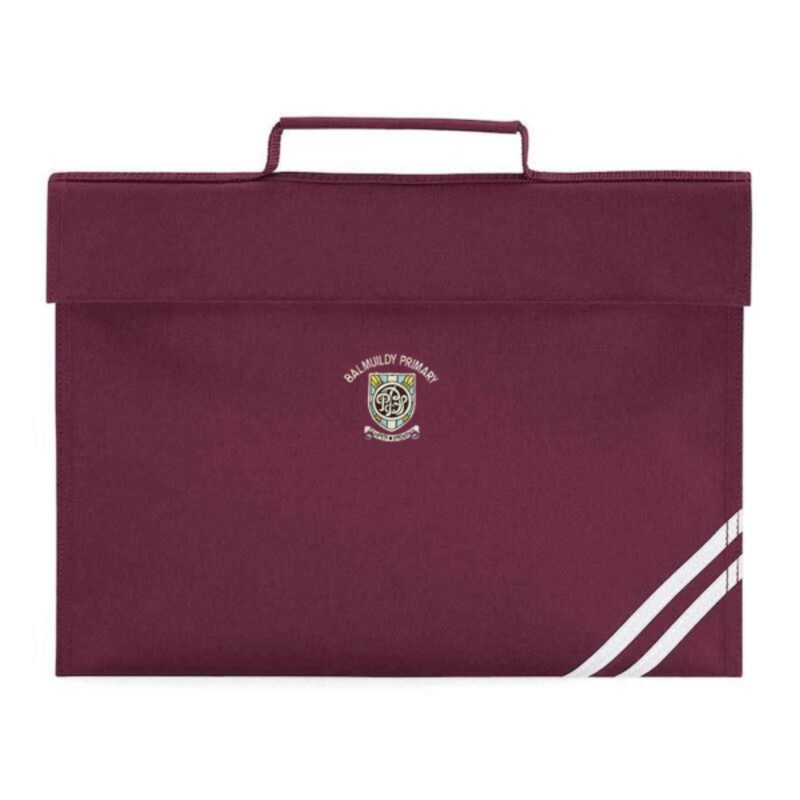 Balmuildy Primary School Embroidered Homework Bag (Burgundy) Thumbnail