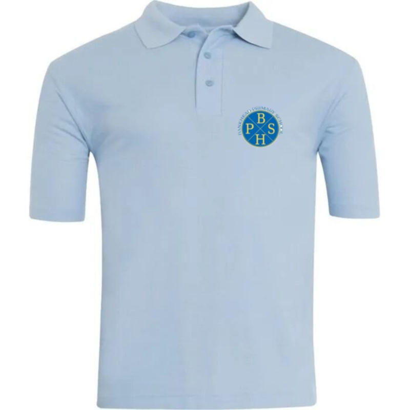 Bankhead Primary School Embroidered Polo Shirt (Sky Blue) Thumbnail