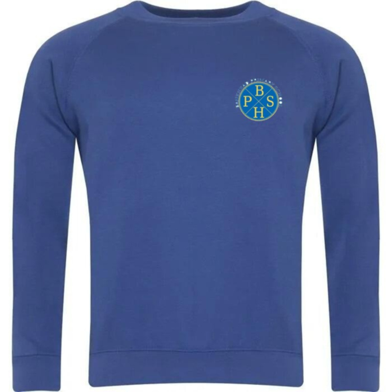 Bankhead Primary School Embroidered Sweater Crew Neck (Royal Blue) Thumbnail