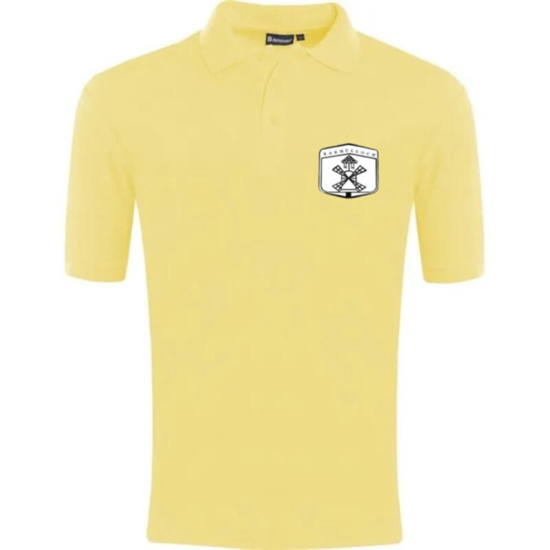 Barmulloch Primary School Embroidered Polo Shirt (yellow) Thumbnail
