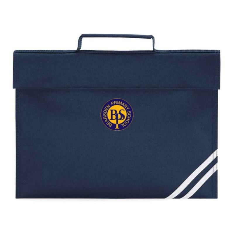 Bearsden primary school Embroidered Homework Bag (Navy) Thumbnail