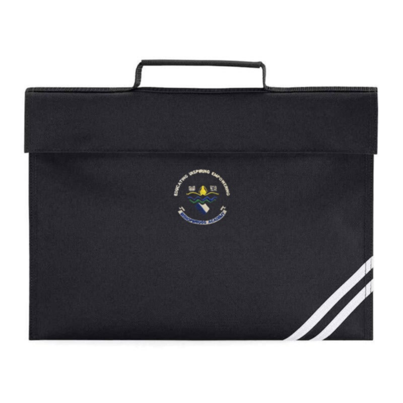 Bishopbriggs Academy Embroidered Homework Bag (Black) Thumbnail