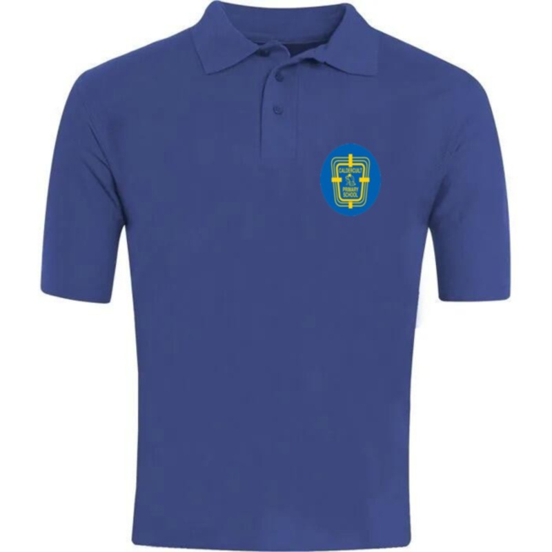 Caldercuilt Primary School Embroidered Polo Shirt (Royal Blue) Thumbnail